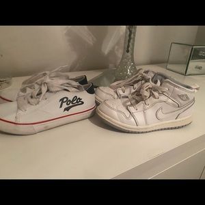 Nike air Jordan and polo shoes